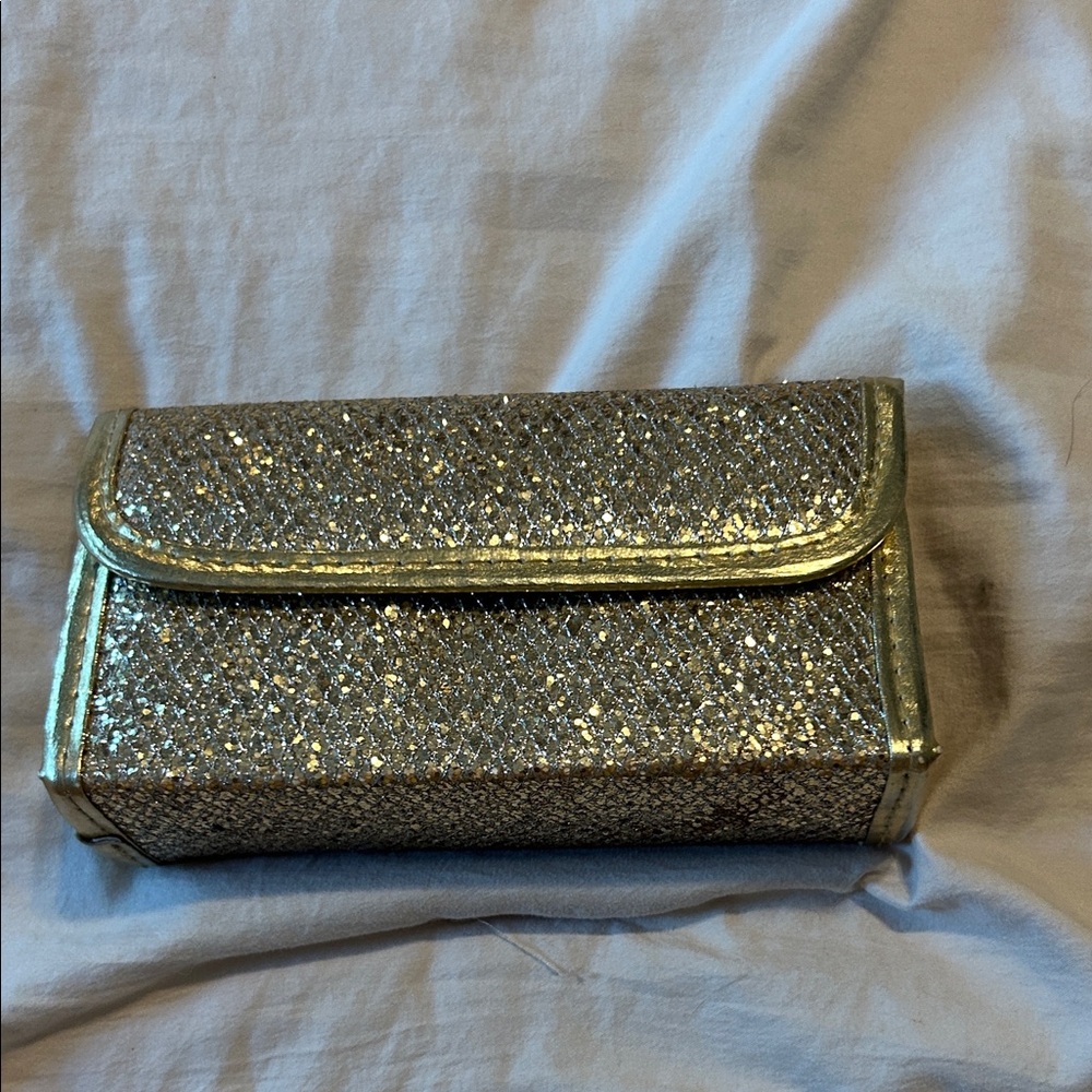 Gold Makeup Tool Bag